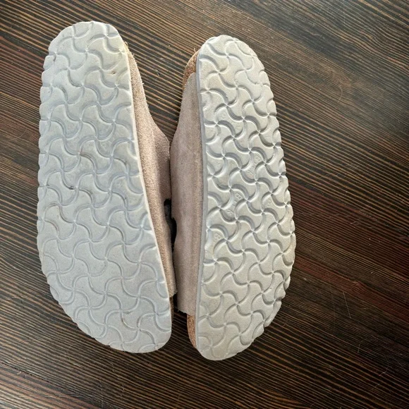 Birkenstock Gray Sandals Comfortable Adjustable Straps - Picture 4 of 4